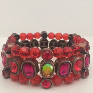 Stretchy Red Bracelet
